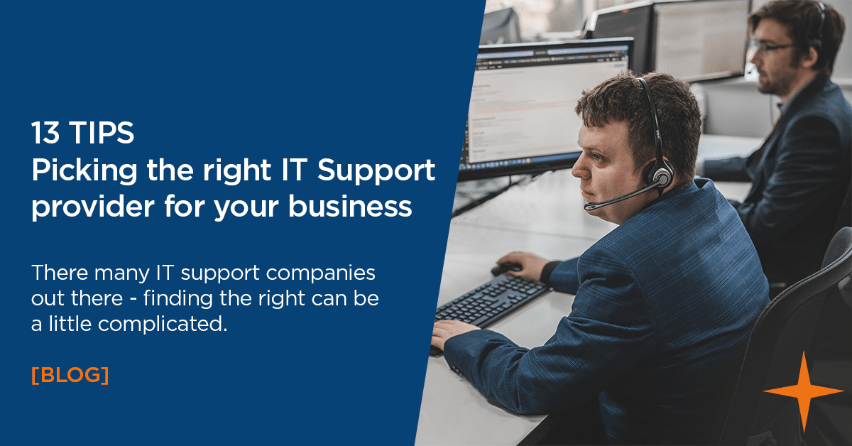 how to choose the right it support provider for your business
